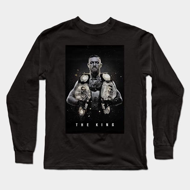 Connor McGregor - UFC Champion Long Sleeve T-Shirt by Fit-Flex